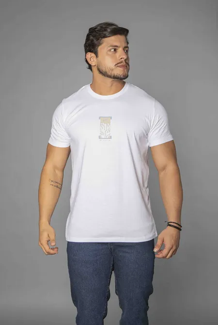 Camiseta MC Slim Estampada Camiseta MC Slim Estampada