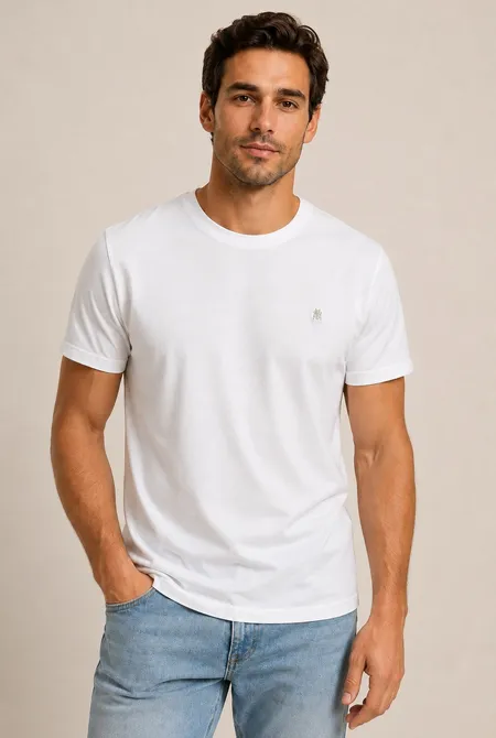 Camiseta Pima Touch MC - Branco