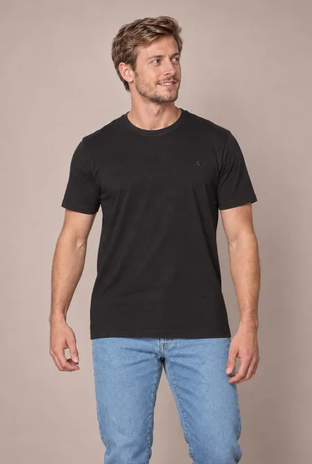 Camiseta Conforto MC - Preto