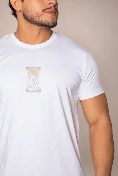 Camiseta MC Slim Estampada Camiseta MC Slim Estampada