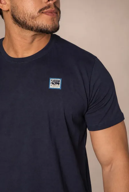 Camiseta MC Regular Dark-Blue