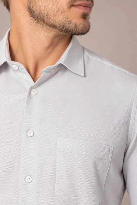 Camisa Manga Longa Slim Cromo Camisa Manga Longa Slim Cromo