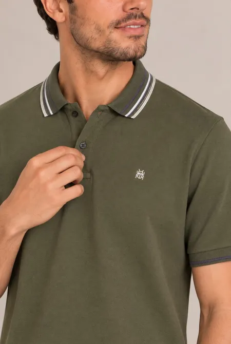 Polo MC Regular Verde Exercito Polo MC Regular Verde Exercito