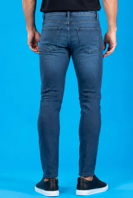 Calça Jeans Slim Nevoeiro